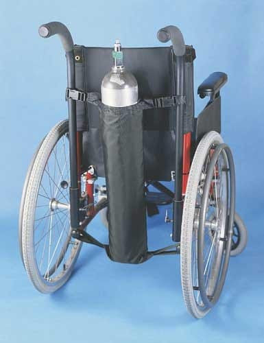 Wheelchair Oxygen Bag Black 27 L x 5 Diameter Rosenthal Community Care Services