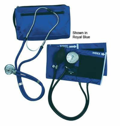 MatchMates Aneroid Sphyg Kit w/Stethoscope Royal Blue Rosenthal Community Care Services