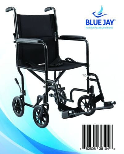 ROLL WITH ME 19 Steel Transport Wheelchair Rosenthal Community Care Services