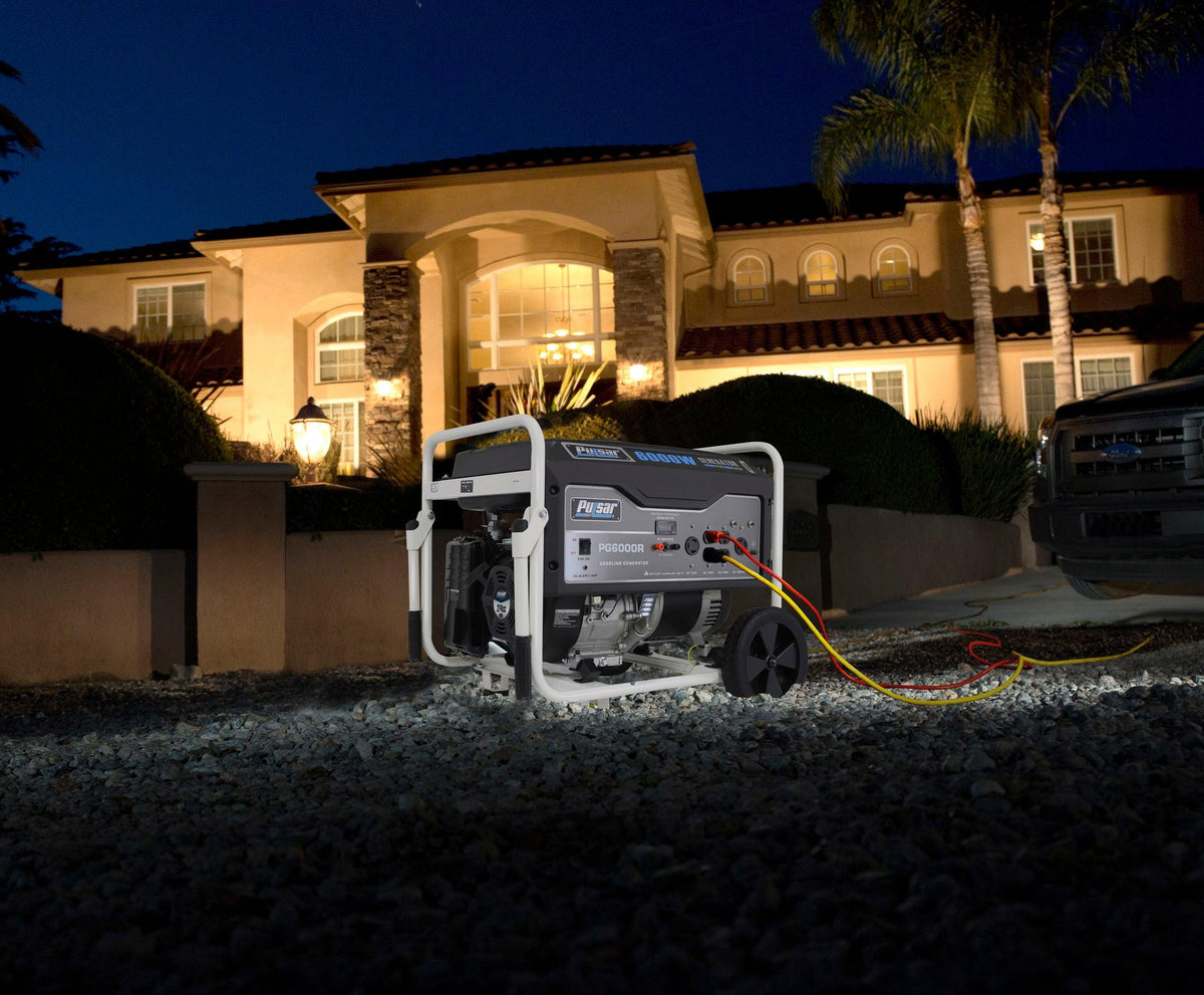 Pulsar 6000W Gas Powered Portable Generator (CARB), 5000 Running Watts-4
