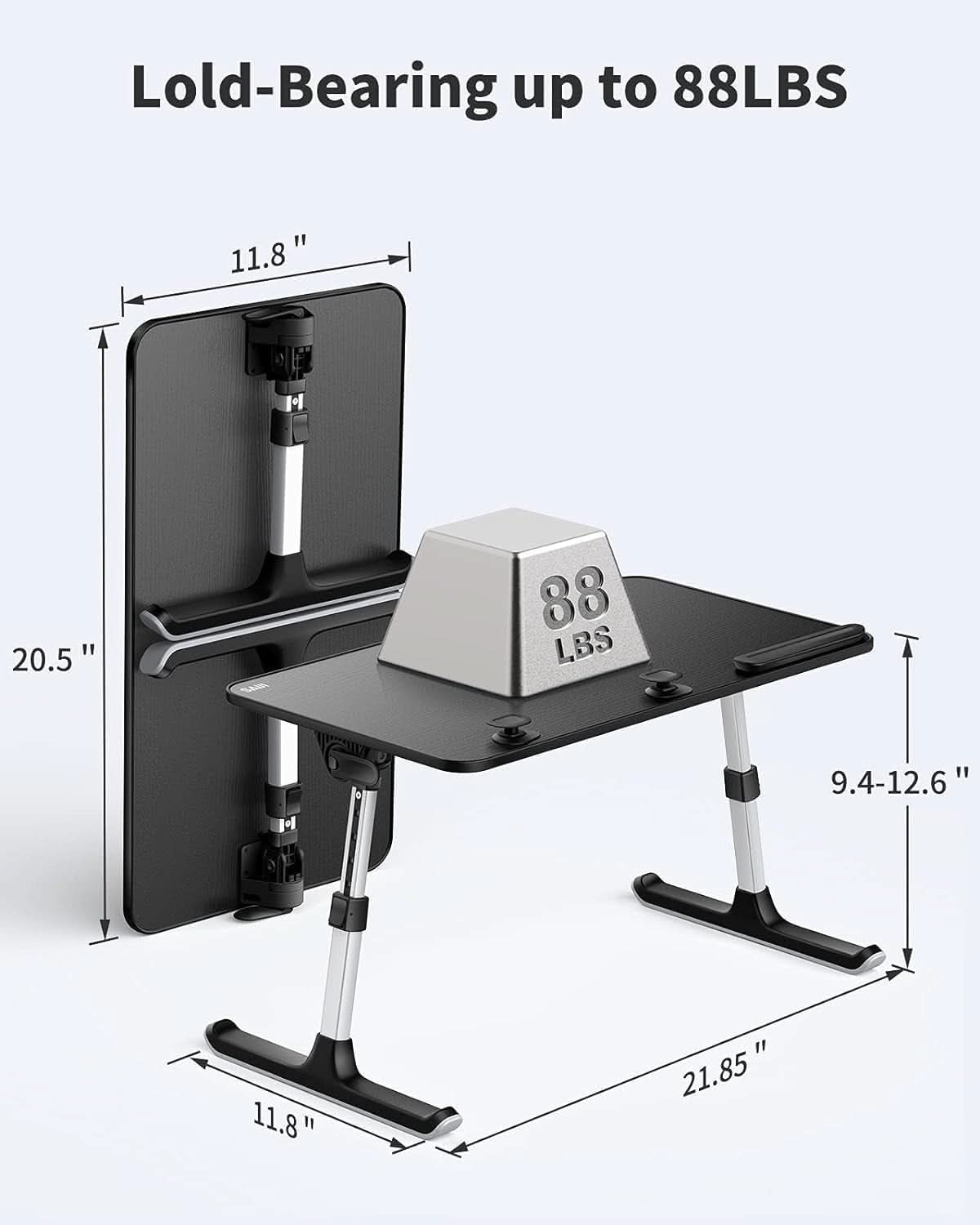 Height and Angle Adjustable Laptop Desk for Bed and Couch ShipItFurniture
