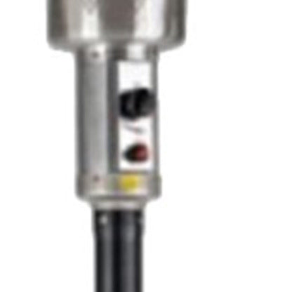 40000 BTU Black Steel Propane Cylindrical Pole Standing Patio Heater Rosenthal Community Care Services