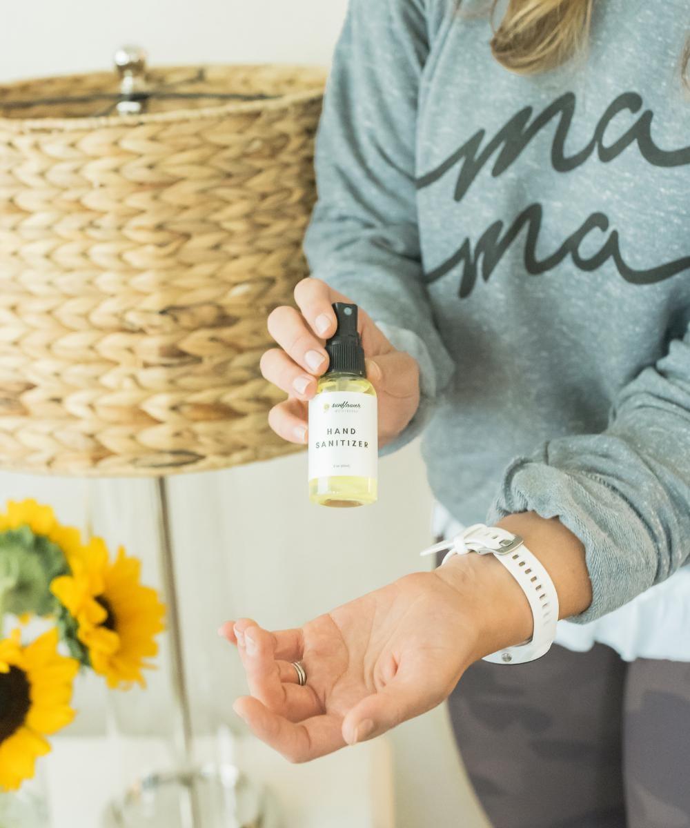 Hand Sanitizer Sunflowermotherhood