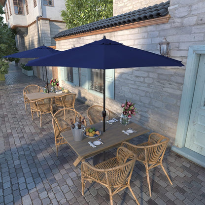 Automatic Nine Foot Round Sunbrella Patio Umbrella ShipItFurniture
