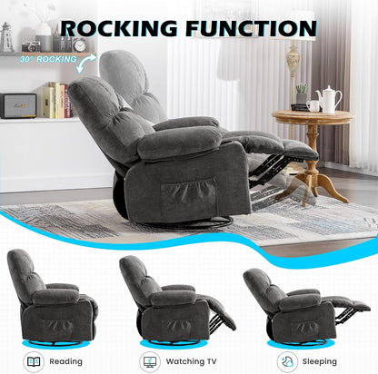 Premium Oversized Recliner Chair With Heat Massage ShipItFurniture