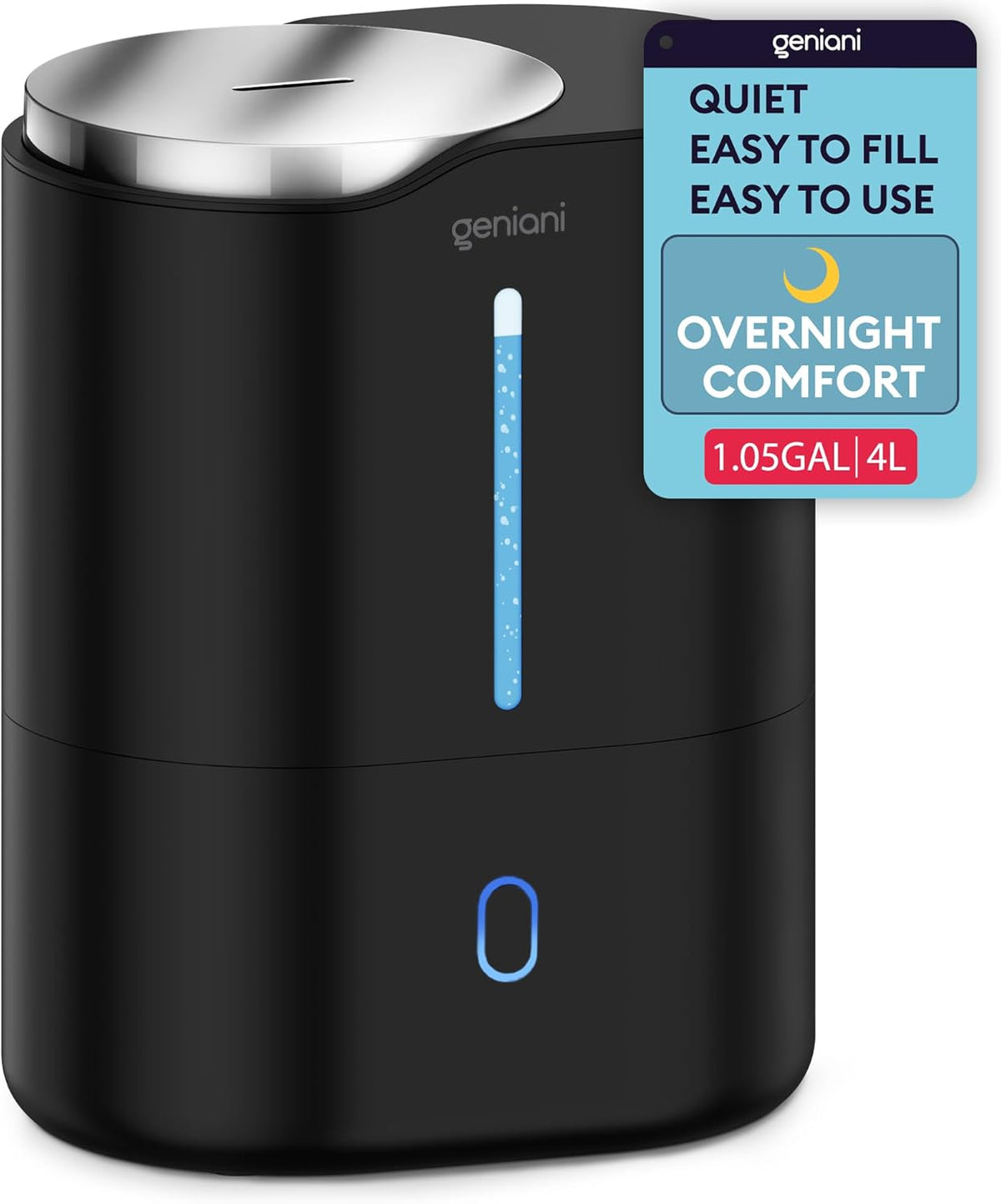 Humidifier Huron 4L, Black Geniani