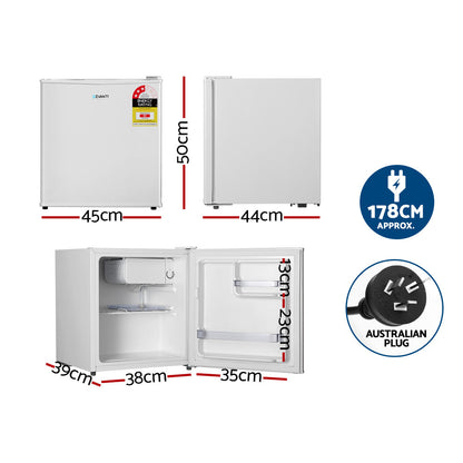 Devanti 48L Bar Fridge White DropshipZone