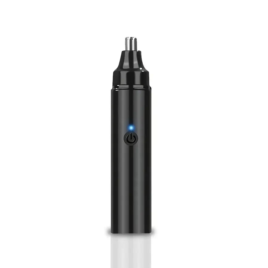Rechargeable Ear And Nose Hair Trimmer for Men USB Electric Grooming Tool Black LPO