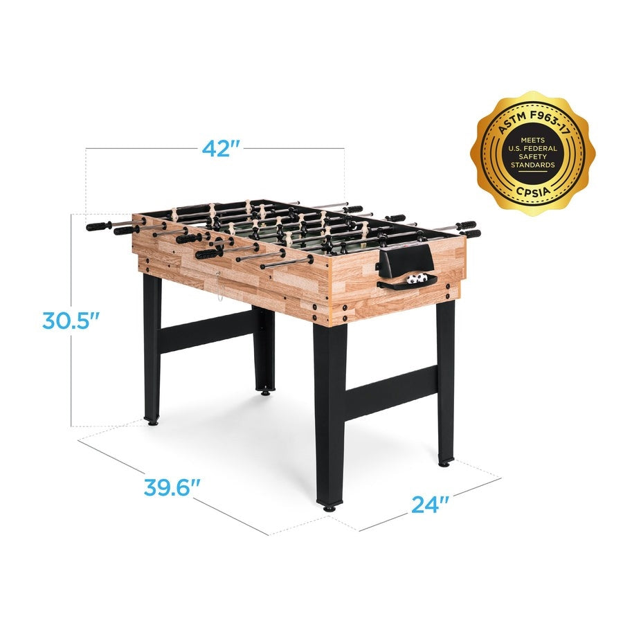 10-in-1 Combo Game Room Table Set Pool, Foosball, Ping Pong, Chess FastFurnishings
