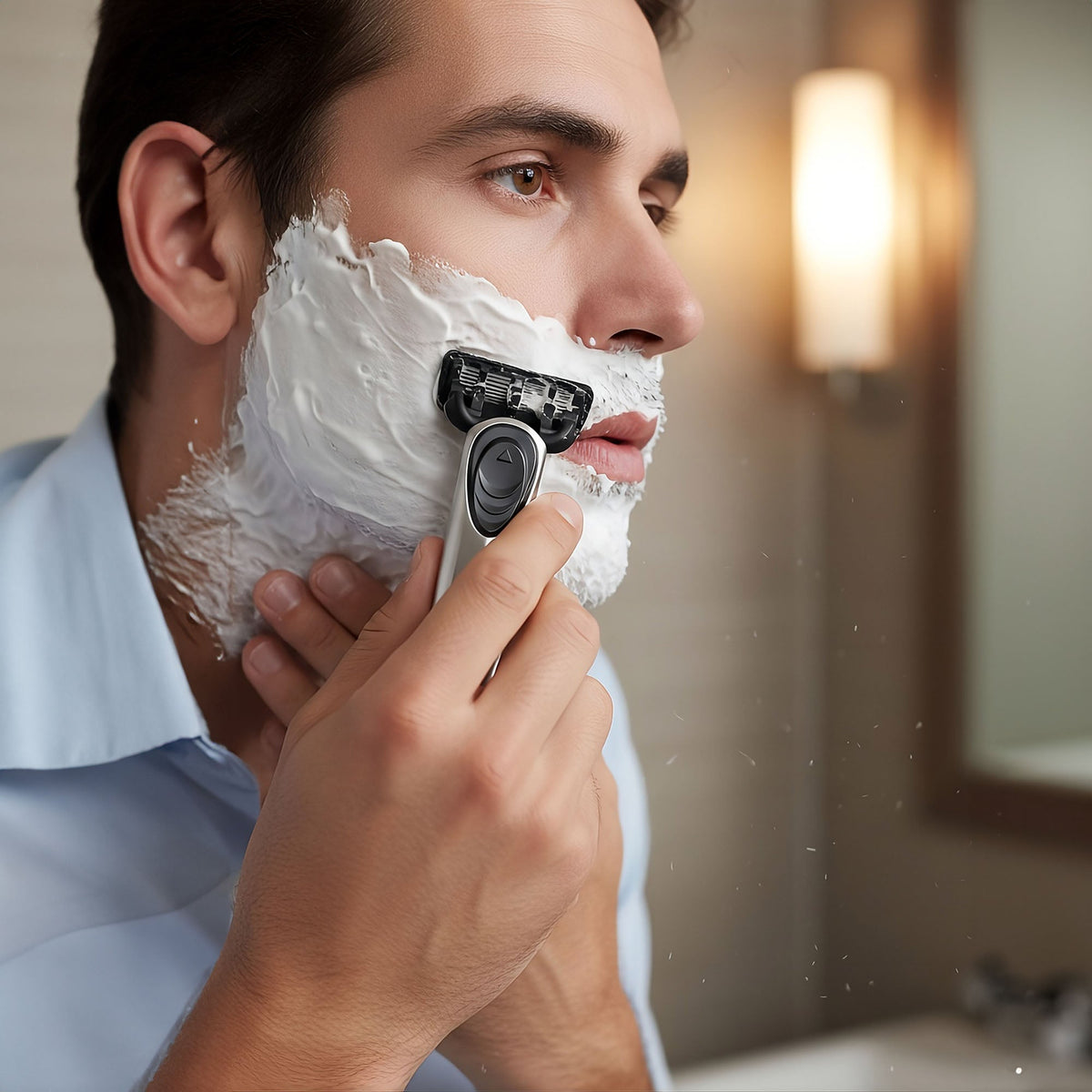 Ultimate Men's Grooming Bundle - Rechargeable Electric Shaver & Premium Men's Shaving Kit Pursonic