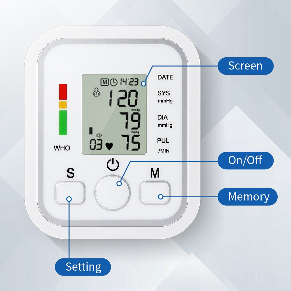 Automatic Digital Blood Pressure Monitor CAN