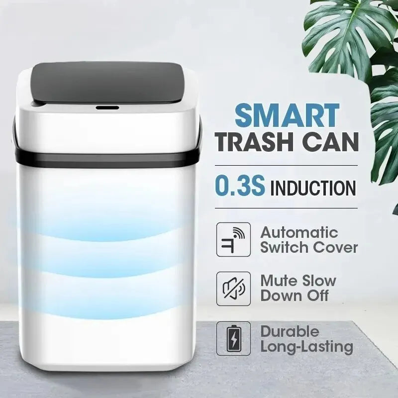 Smart Touch Kitchen Trash Bin 13L-1