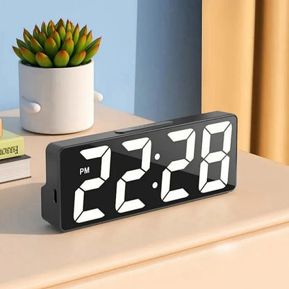 Voice Control Digital Alarm Clock – LED Display OBA