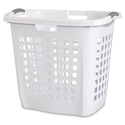 Set of 4 Heavy Duty Plastic Laundry Hamper Dirty Clothes Basket FastFurnishings