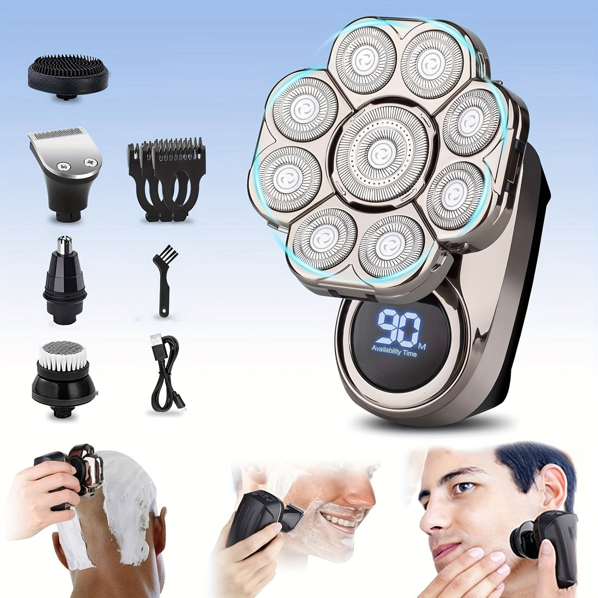 Electric Shaver Grooming Kit (6-in-1) LPT