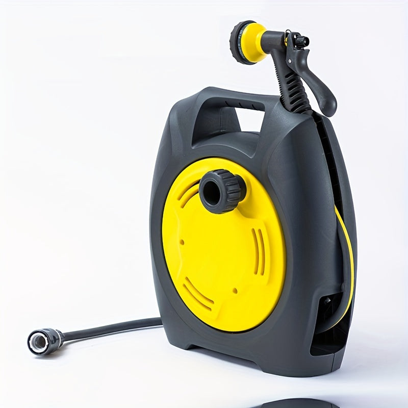 NNETM Garden Hose Reel Trolley with Hose-3