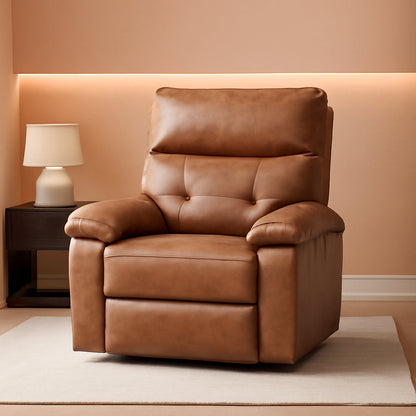 Oversized Leather Recliner Chair With Heated Massage ShipItFurniture