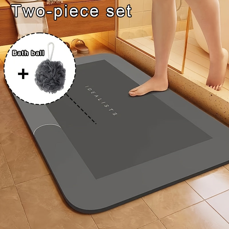 Ultra-Absorbent Quick Dry Diatomaceous Bath Mat LPT