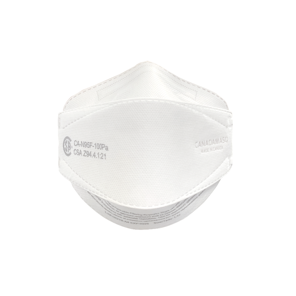Respirator | CA-N95 Certified | Q100 - White (Pack of 10) Rosenthal Community Care Services