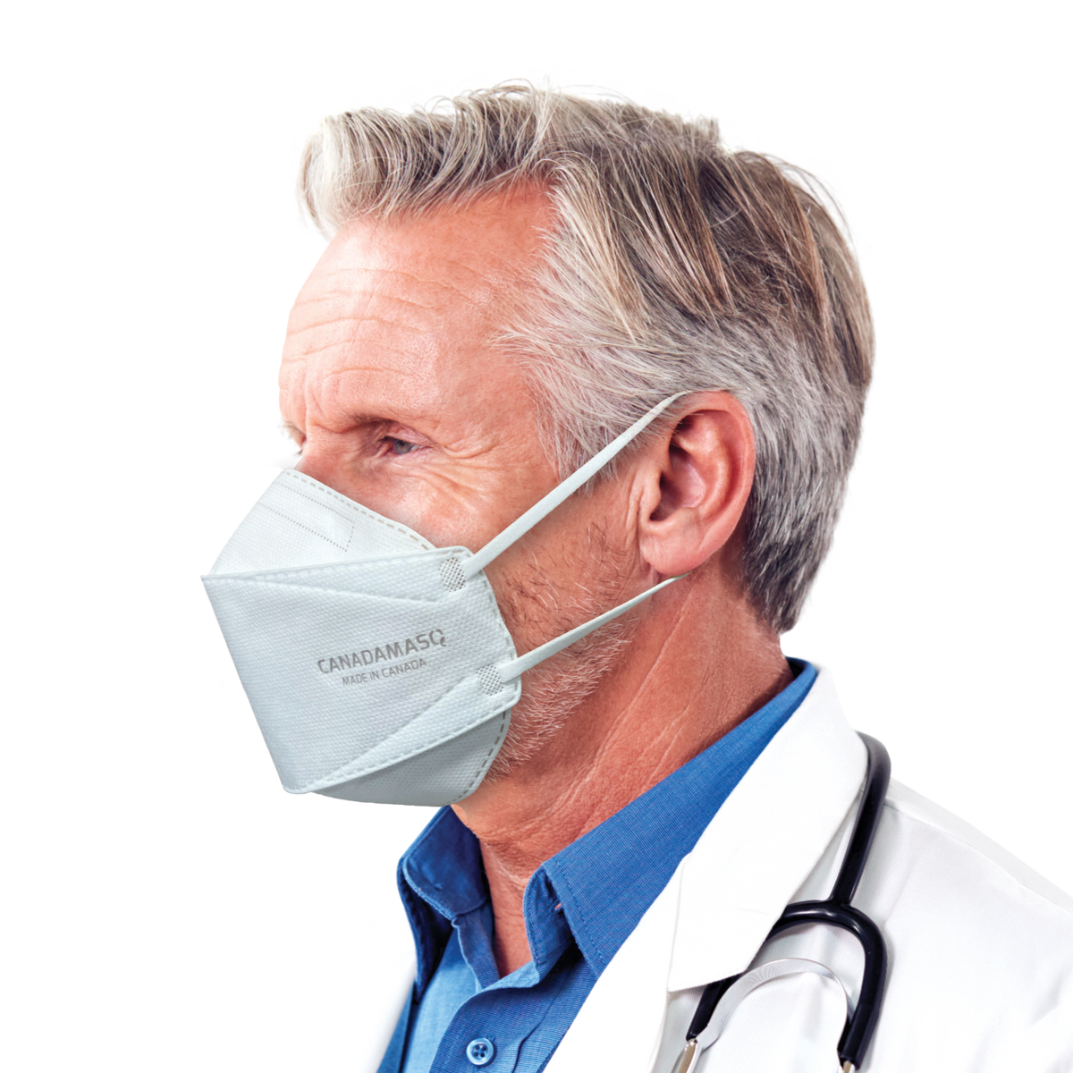 Respirator | CA-N95 Certified | Q100 - White (Pack of 10) Rosenthal Community Care Services