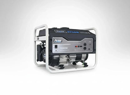 Pulsar 3250W Portable Gas Powered Generator, 2500 Running Watts, 4-Gallon Fuel Tank Pulsar